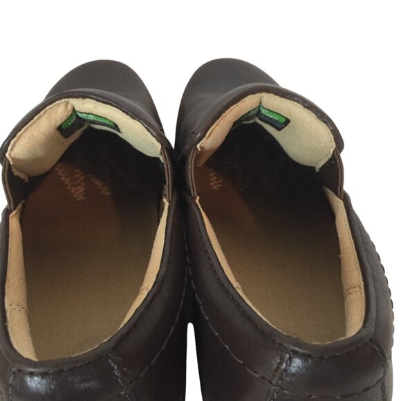 Ariat Clogs Brown Leather Womens 9C ASTM Saftey Composite Toe Slip-On - Picture 11 of 12